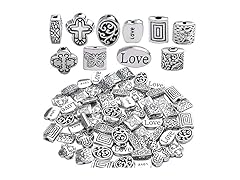 BronaGrand Antique Silver Spacer Beads