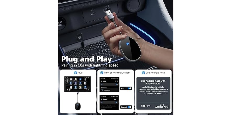 Wireless Android Auto Car Adapter