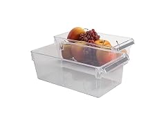 Kitchen Details 2 Pack Medium Refrigerator Storage Bin 