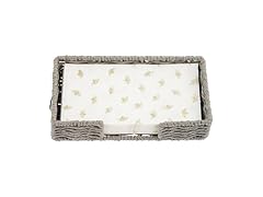 Karma, Woven Napkin Holder with Paper Napkin Set, Bee