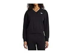 Reebok Womens (XL) Collegiate VNeck Sweatshirt Blk