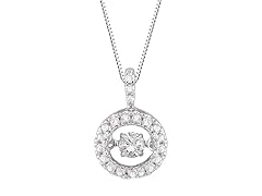 ZKS Designs "Dancing" Diamond Circle Pendant
