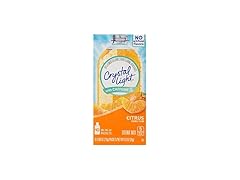 10CT Crystal Light Sugar-Free Energy Citrus Drink Mix
