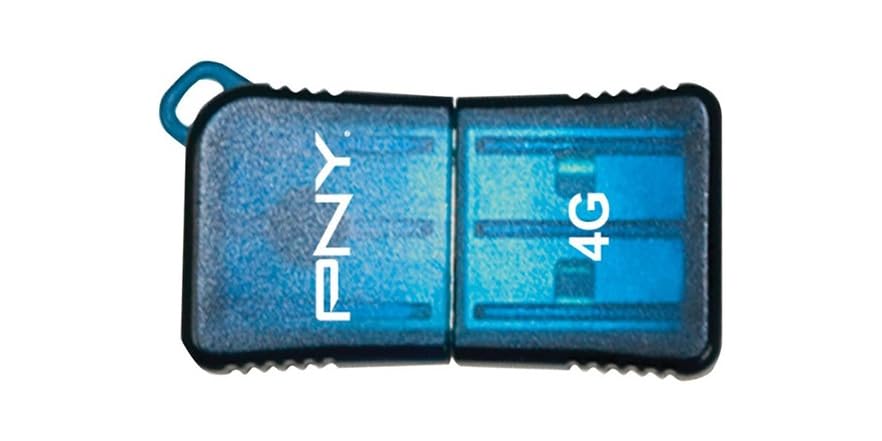 PNY Micro Sleek Blue USB Drive 5-Pack