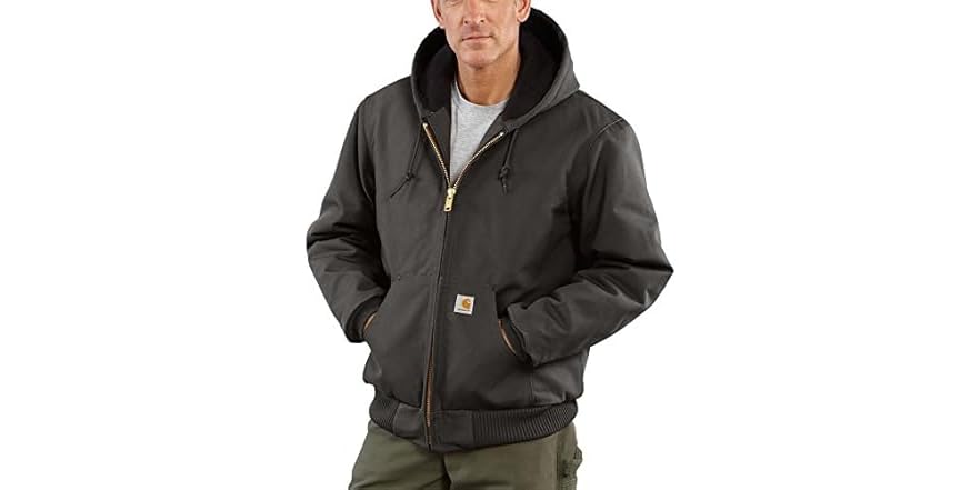 $36.99 | Carhartt Men MensLoose Firm Jacket (Medium Tall) at Woot!