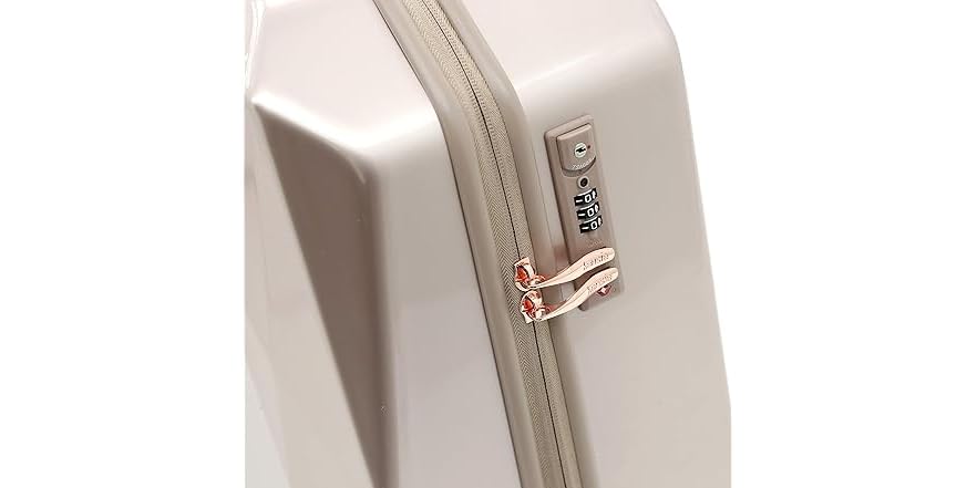 Kensie Women's Gemstone Luggage – Rose Gold, Stylish 2-Piece Set - Image 5