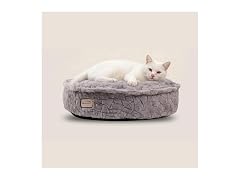 Luxury Round Pet Bed with Thick Cushion