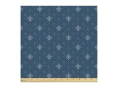 Ambesonne Fleur De Lis Fabric by The Yard