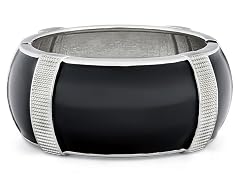 Zinc Alloy W/ Black Enamel Fitbit Bangle
