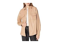 The Drop Faux Leather Jacket (S)