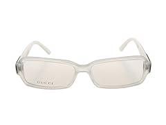 Gucci Plastic Frames, Crystal/White