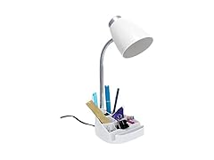 Simple Designs Simple Designs LD1067-WHT Compartmental Desk 