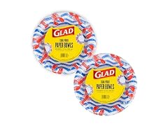 Glad Round Disposable Paper Bowls