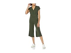 Amazon Essentials Women Small Surplice Jumpsuit