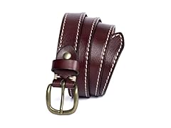 HOLMANSE Women's Western Full Grain Belt