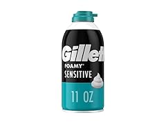 Gillette Foamy Shaving Cream, Sensitive Skin, 11 Ounce