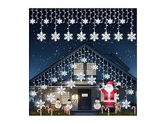 Brightown Snowflake Christmas Lights,20Ft