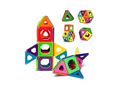 Discovery Kids 24pcs Magnetic Tile Building Blocks