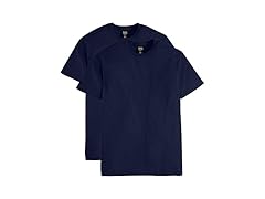 Hanes Mens Nano Tee Navy (S)