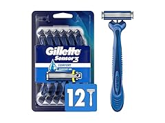 Gillette Sensor3 Razors 12ct 6-Pack
