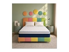 UNZIPE 14 Inch Full Size Hybrid Mattress, Medium Firm