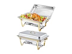 2-Pack Chafing Dishes for Buffet,8QT 