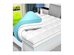 Dual Layer Memory Foam Mattress Topper