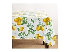 Elrene Home Fashions Vintage Lemon and Citrus Tablecloth