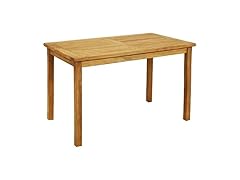 Sunnydaze Solid Teak Outdoor Dining Table