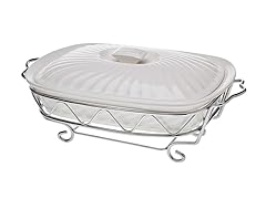 Rectangular 8 Quart Baker on Chrome Rack