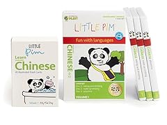 Little Pim Chinese Vol 1- 3 Pack DVD Set and Flashcards