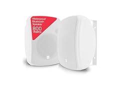 Pyle PDWR64BTW 6.5" BT Speaker System (White)