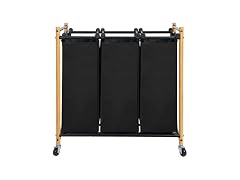 STORAGEIDEAS Laundry Sorter Hamper with Wheels