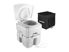 Alpcour 5.8 Gallon Alpcour Portable Toilet - 22L