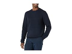 Amazon Essentials Waffle-Knit Sweater, Navy (XS)
