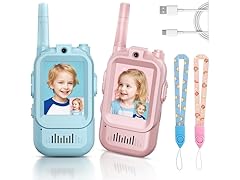 (2 Pack) Long Range Video Walkie-Talkie