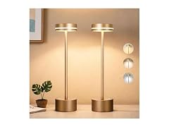 2 Pack Cordless Table Lamps, 5000 mAh