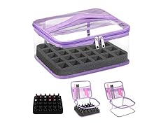 Beloving Nail Polish Organizer Bag Holds 30 Bottles