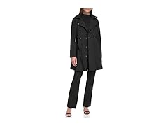 KARL LAGERFELD Paris Womens Belted Trench Coat