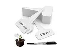 KMOSENIA GAR-93 (2 Pack) Plant Labels, 100 Pack T-Type
