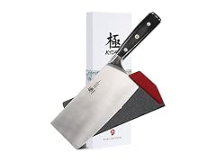 KYOKU 7" High Carbon Steel Cleaver Knife