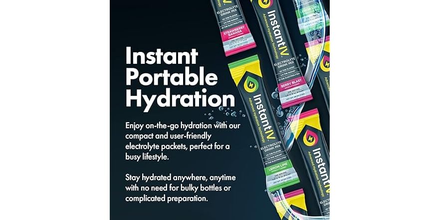 Instantiv (24ct) InstantIV Electrolyte Drink Mix Variety Pack