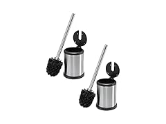 Bath Bliss Steel Toilet Brush 2pk