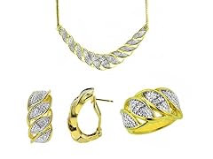 White Diamond 3pc Set, 0.25ct