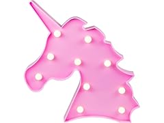 Fun Express Pink Unicorn Marquee