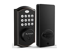 ELAMOR M19 ORB Keypad Deadbolt Lock Oil Rubbed Bronze