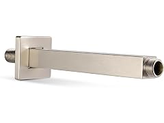 SUPPLYGIANT 10" Straight Ceiling Mount Shower Arm- Nickel