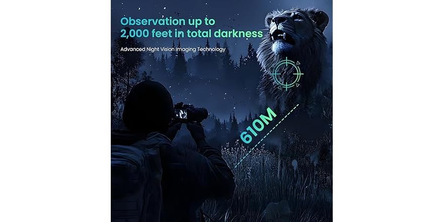 4K Night Vision Goggles | 3in HD Screen