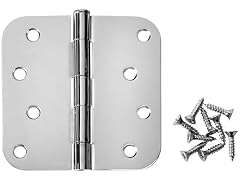 Cosmas Polished Chrome Door Hinge 4"