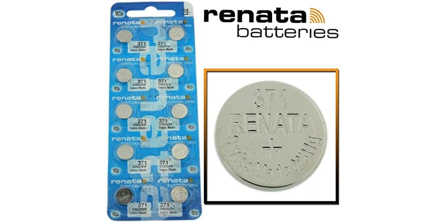 Renata 371 MP371 Silver Oxide Batteries